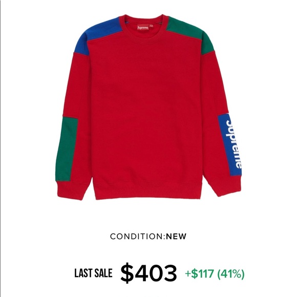 Supreme Formula Crewneck Red - Picture 2 of 4